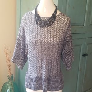 Black and White summer sweater 💋